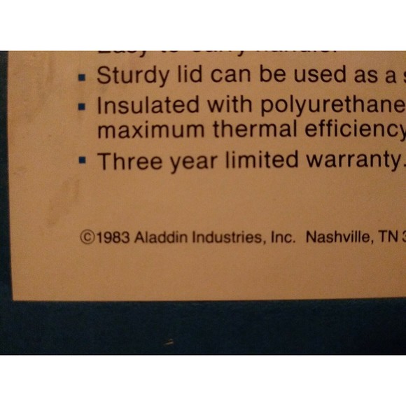 UNIQUE Twist n Lock Ice Cooler 1983 Aladdin New In Orginal Box Rare Vintage - Picture 4 of 9